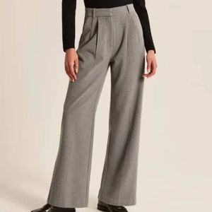 Abercrombie & Fitch- Brushed Suiting Wide Leg Pants